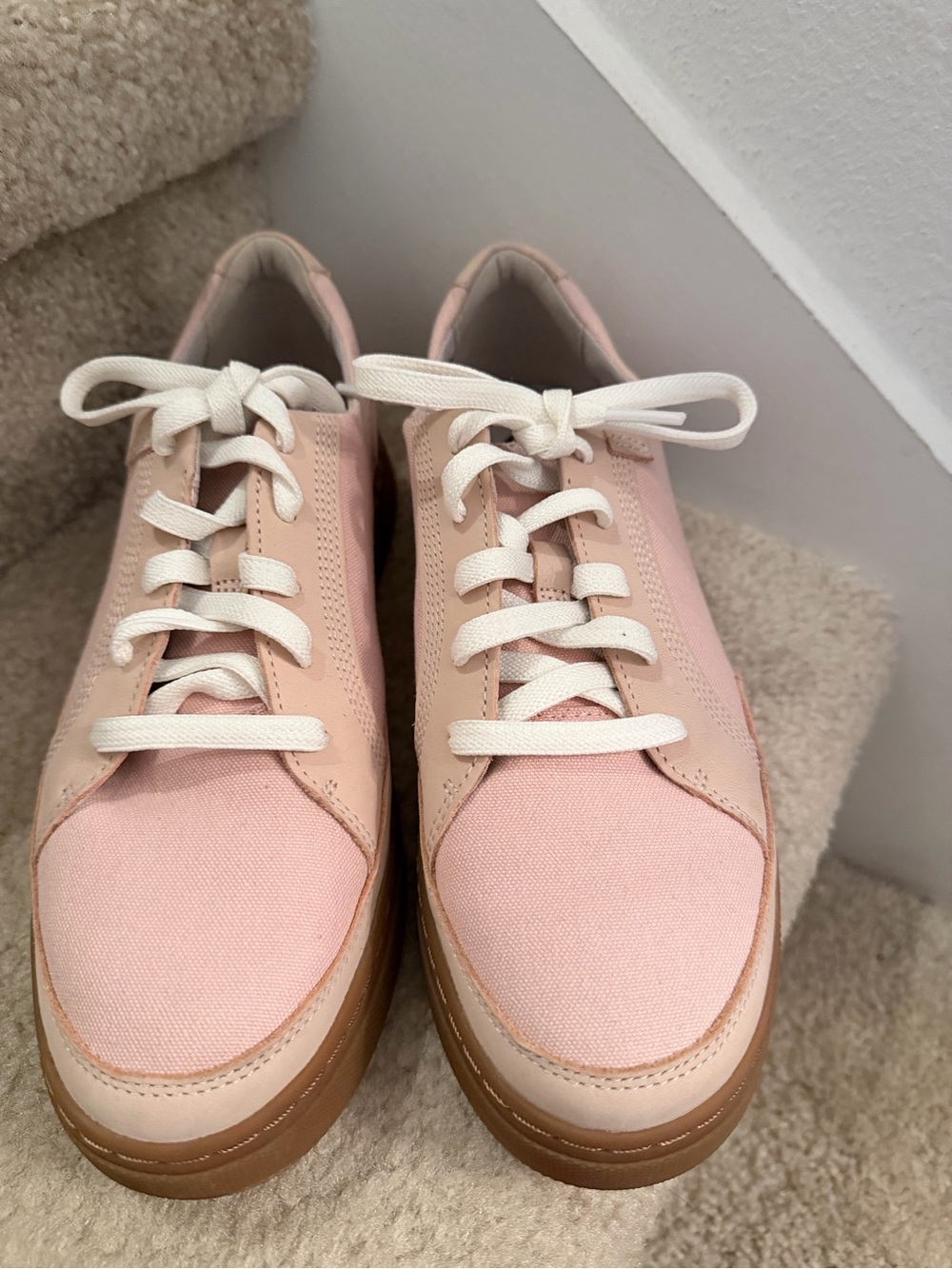 Women's Timberland Atlanta Earthkeepers Pink Canvas Casual Sneaker Shoes 9